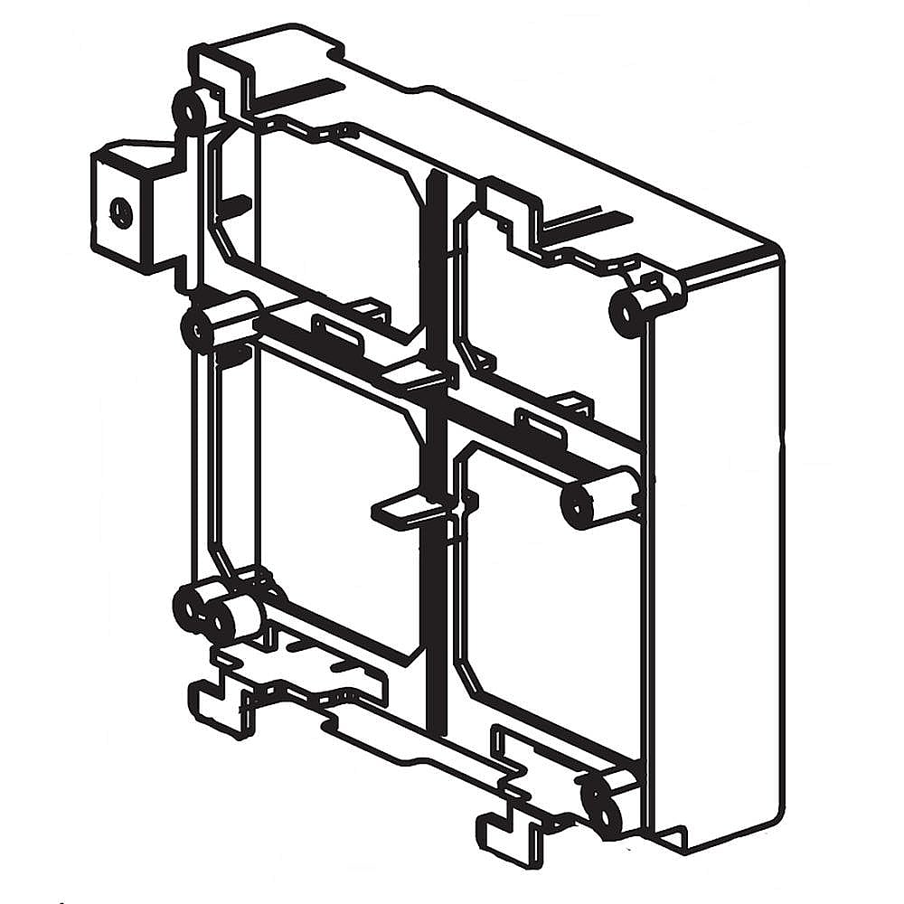 Photo of LG Part #mjh63756601, Supporter, pcb | 12.00 x 11.00 x 4.50 from Repair Parts Direct
