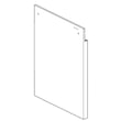 Cover for LG LDF7774BB - Part 3550ED0001N