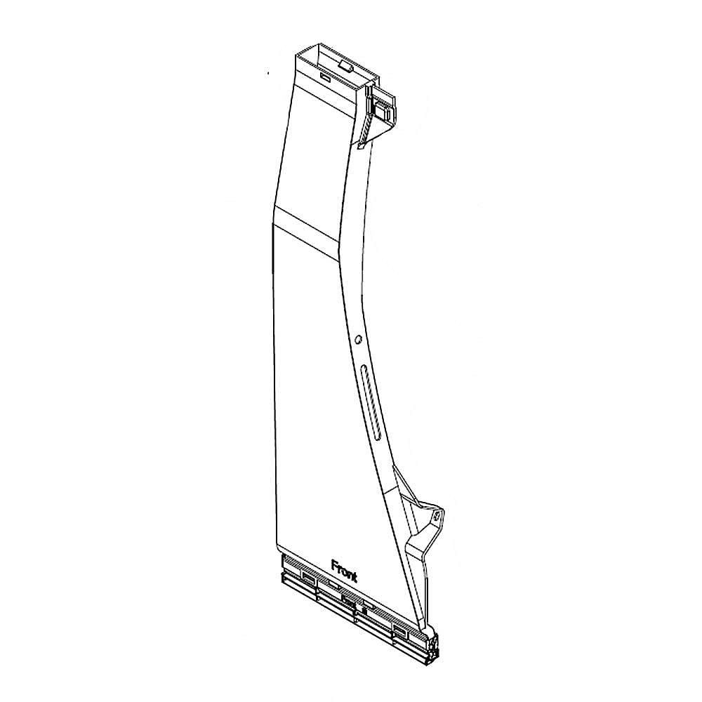Part #adj74312101, Duct Assembly / 27.17 x 17.35 x 8.33