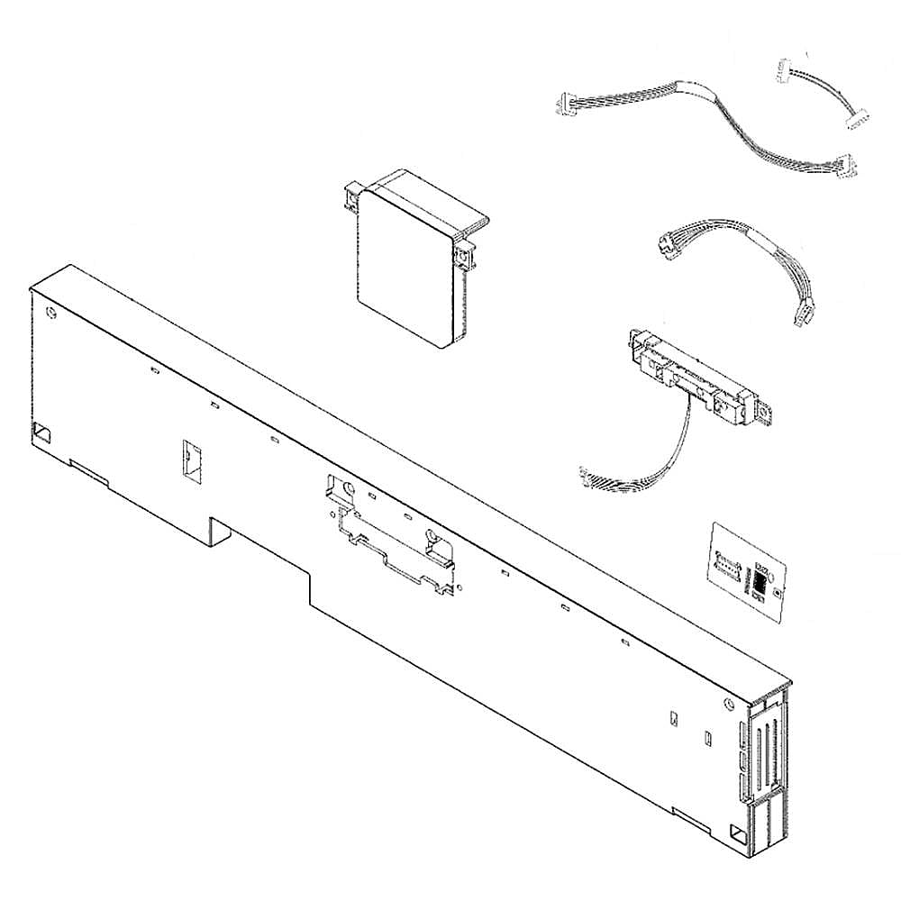 Part #agl75675205, Lg Control Panel Assembly / 26.63 x 10.25 x 7.38