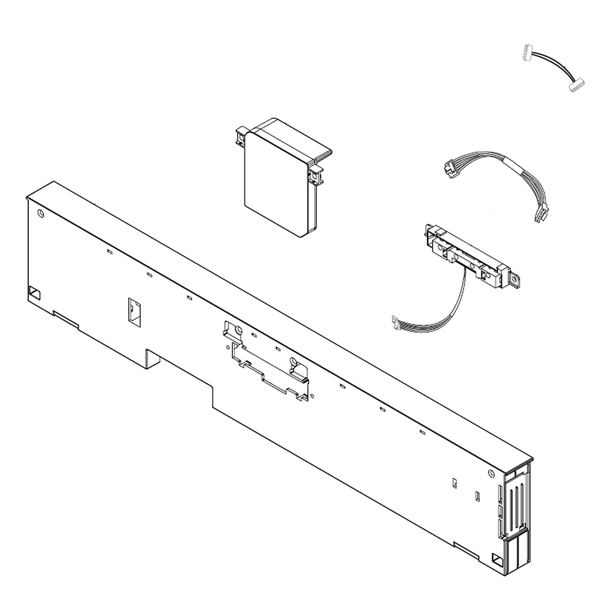 Photo of LG Part #agl75675211, Dishwasher Control Panel Assembly | 26.22 x 8.99 x 7.46 from Repair Parts Direct