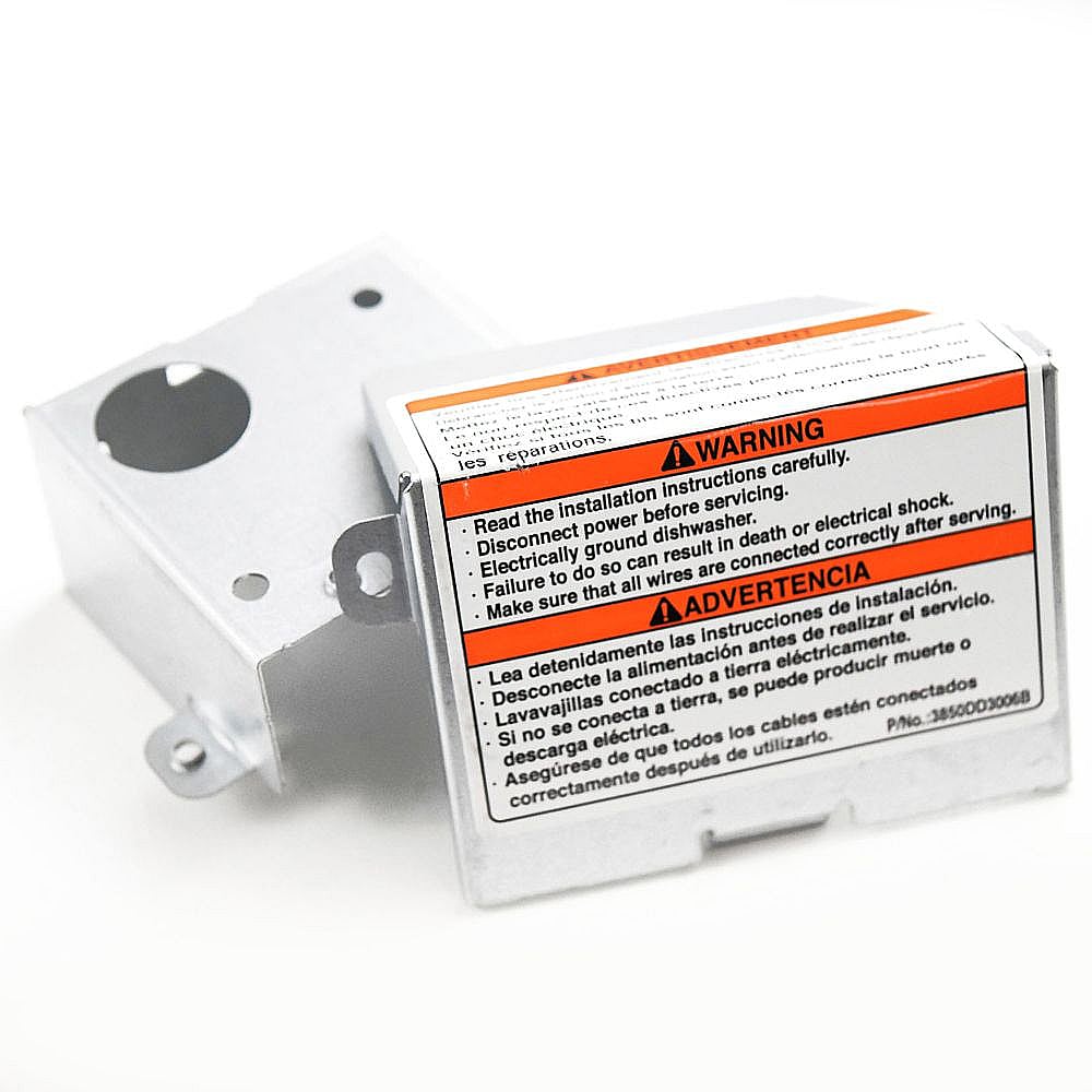 Part #agm72573101, Dishwasher Terminal Block Cover / 8.00 x 6.50 x 7.00
