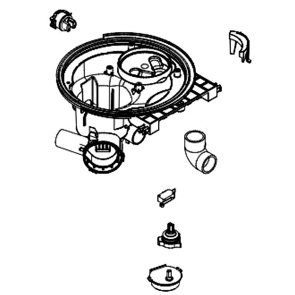 Dishwasher Sump AGM75469201 parts Sears PartsDirect