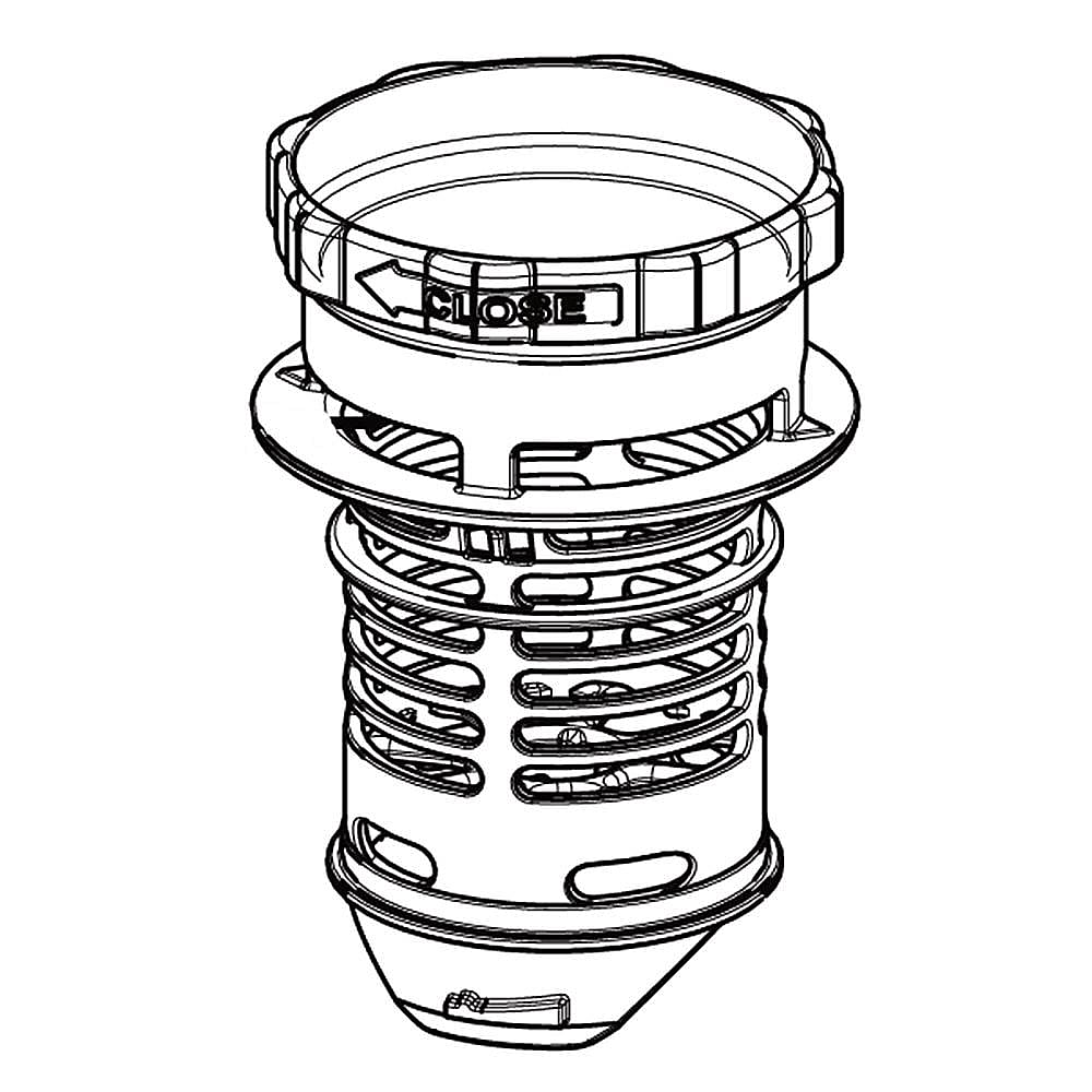 Part #mdj62185303, Dishwasher Filter