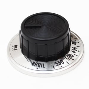 Range Oven Temperature Knob (black) ER7331