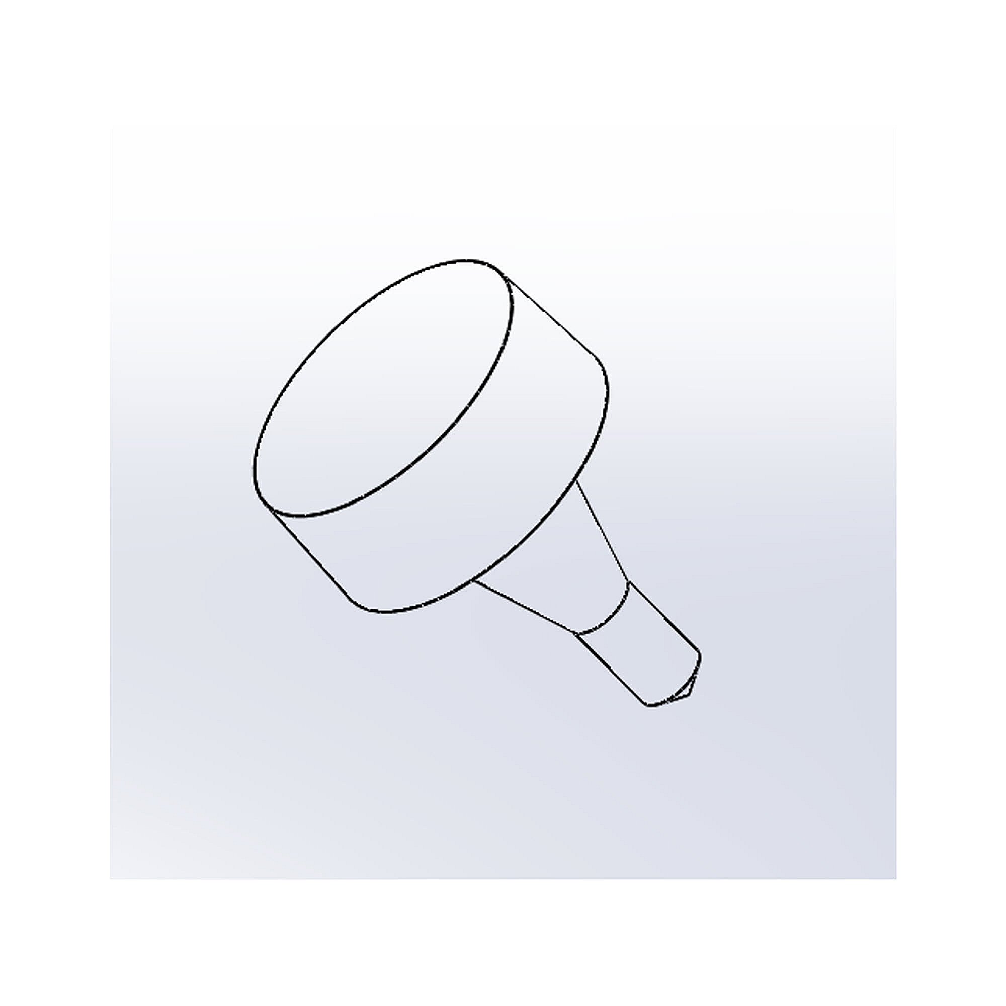 Kenmore Part #06.04.000218-000-A0, Range Side Panel Bumper | 1.40 x 1.60 x 1.40