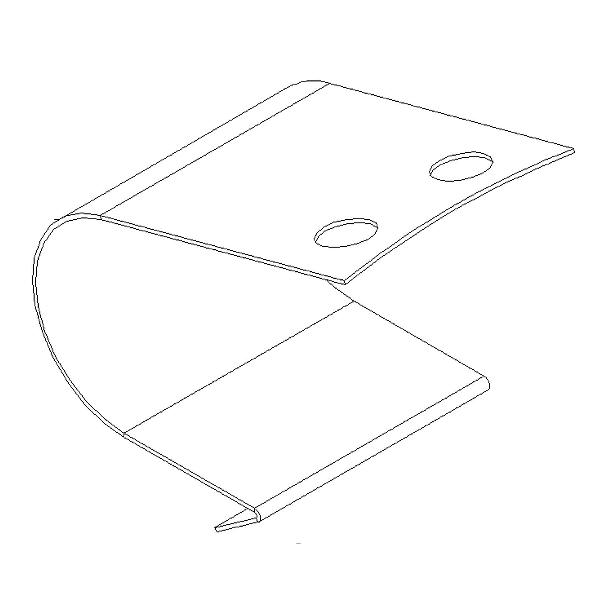 Kenmore Part #06.23.000195-000-A0, Range Surface Element Mounting Spring | 1.80 x 2.00 x 1.50
