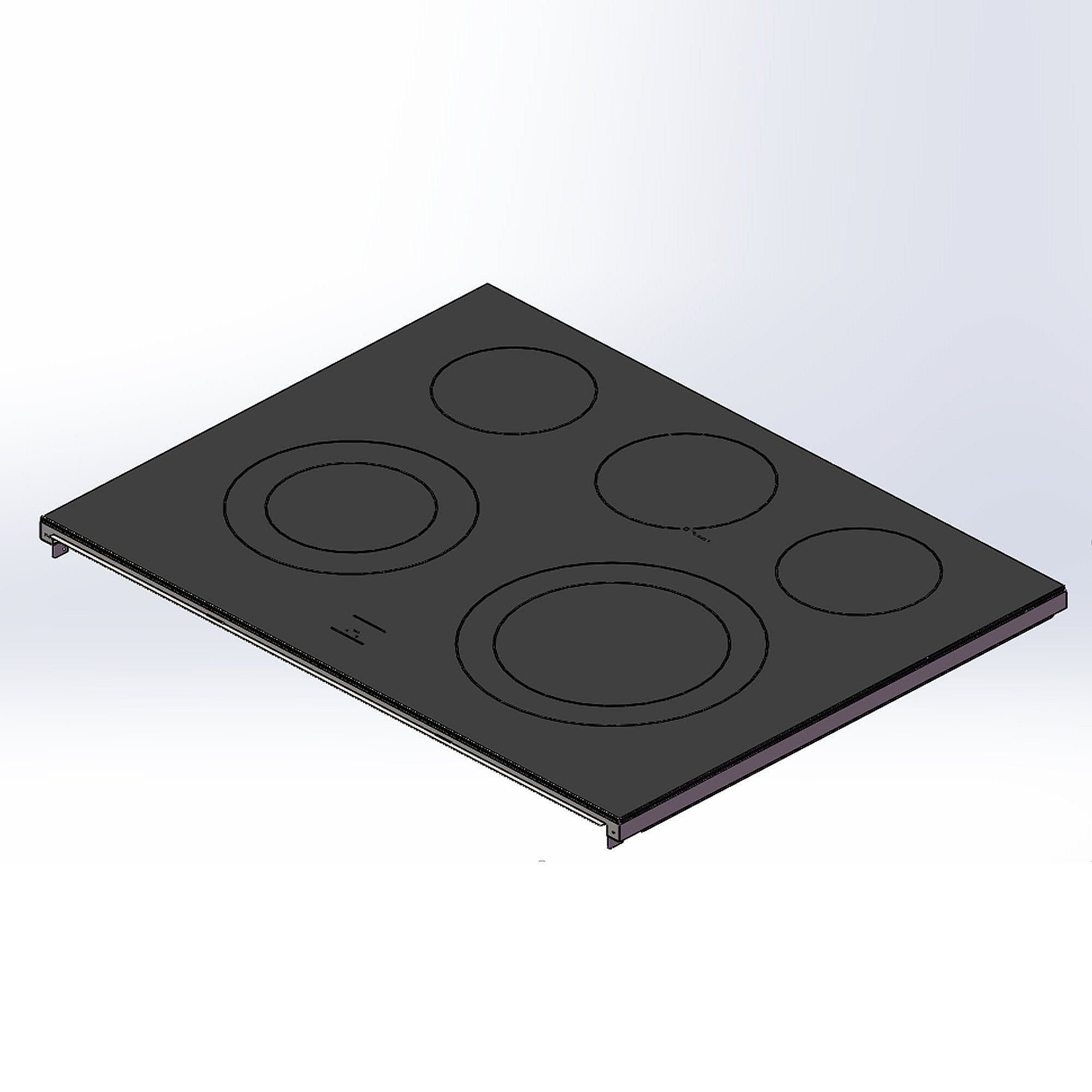 Kenmore Part #21.99.000418-000-A0, Range Main Top | 33.86 x 4.33 x 27.36