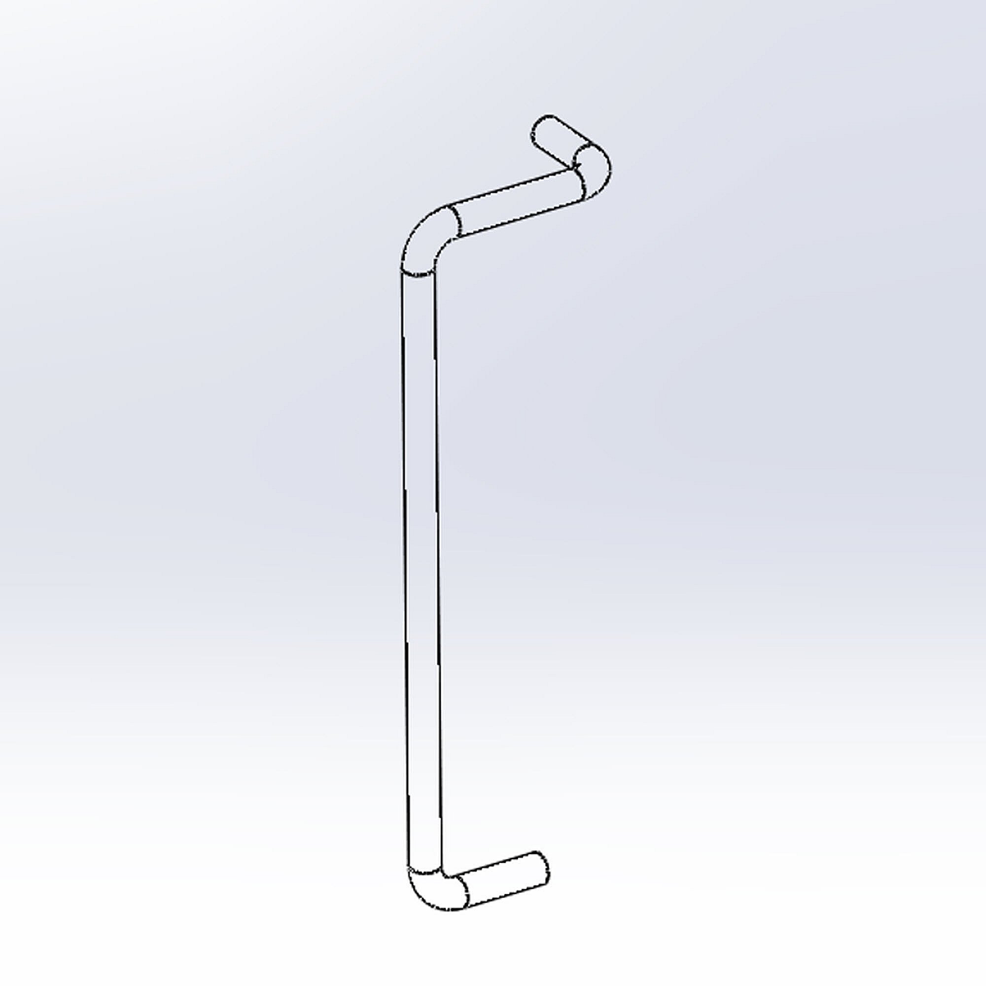 Kenmore Part #21.99.008089-000-A0, Range Broil Burner Gas Supply Tube | 11.81 x 3.15 x 4.72