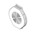 Range Convection Fan Cover for Kenmore 99095163320 - Part 21.99.008090-000-A0
