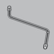 Range Surface Burner Supply Tube, Center for Kenmore 99075293320 - Part 21.99.008094-000-A0