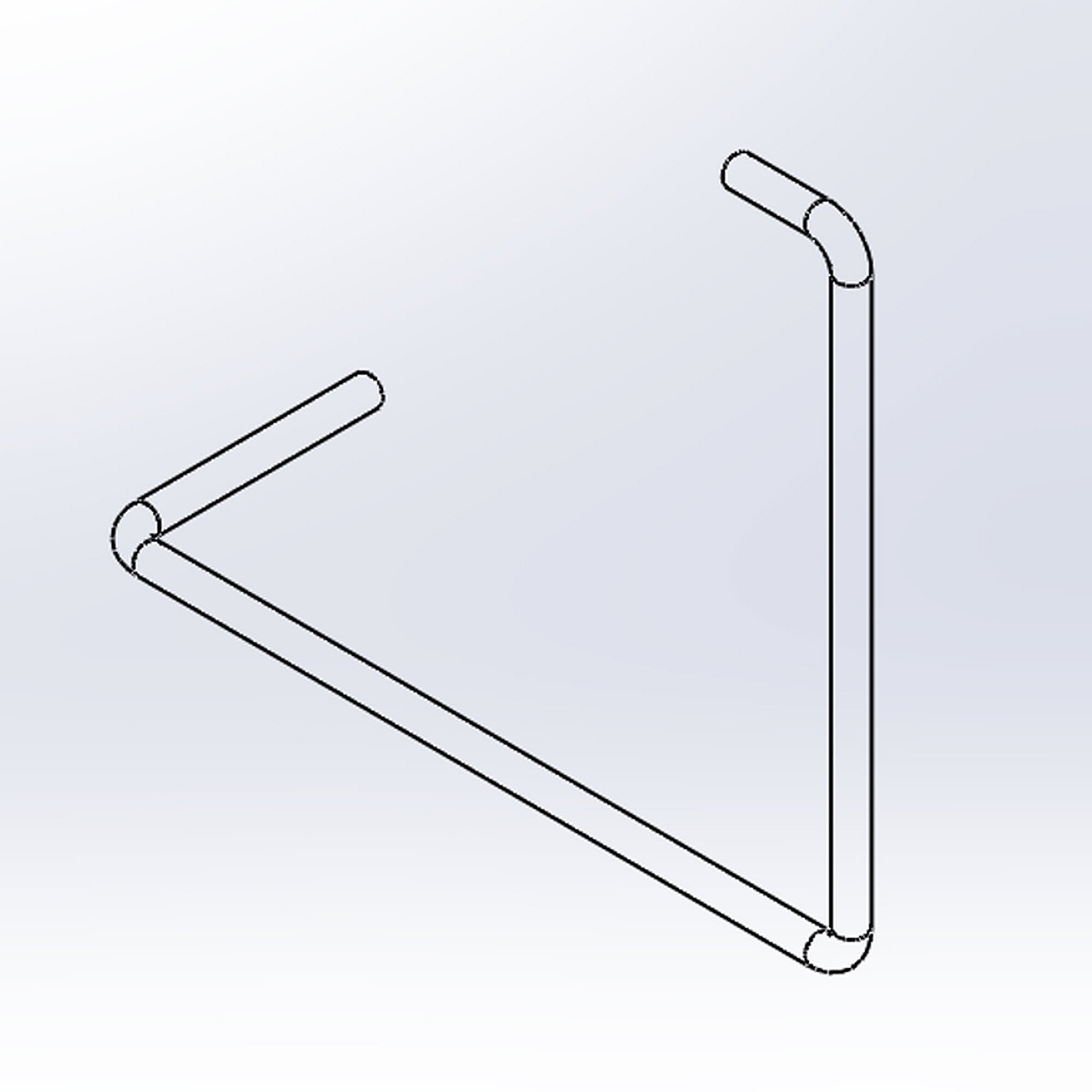 Kenmore Part #21.99.008095-000-A0, Range Bake Burner Gas Supply Tube | 12.20 x 6.30 x 11.02