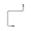 Range Oven Gas Supply Tube for Kenmore 99075293320 - Part 21.99.008096-000-A0