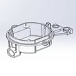 Range Surface Burner Orifice Holder, Right Front for Kenmore 75293 - Part 21.99.008135-000-A0