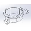 Range Surface Burner Orifice Holder, 9,000-btu for Kenmore 99075293320 - Part 21.99.008136-000-A0