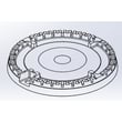 Range Surface Burner Head, 18,000-btu for Kenmore 99075293320 - Part 21.99.008140-000-A0