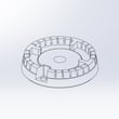 Range Surface Burner Head, 5,000-btu for Kenmore 75293 - Part 21.99.008142-000-A0