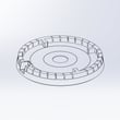 Range Surface Burner Head, Left Front And Left Rear for Kenmore 75293 - Part 21.99.008144-000-A0