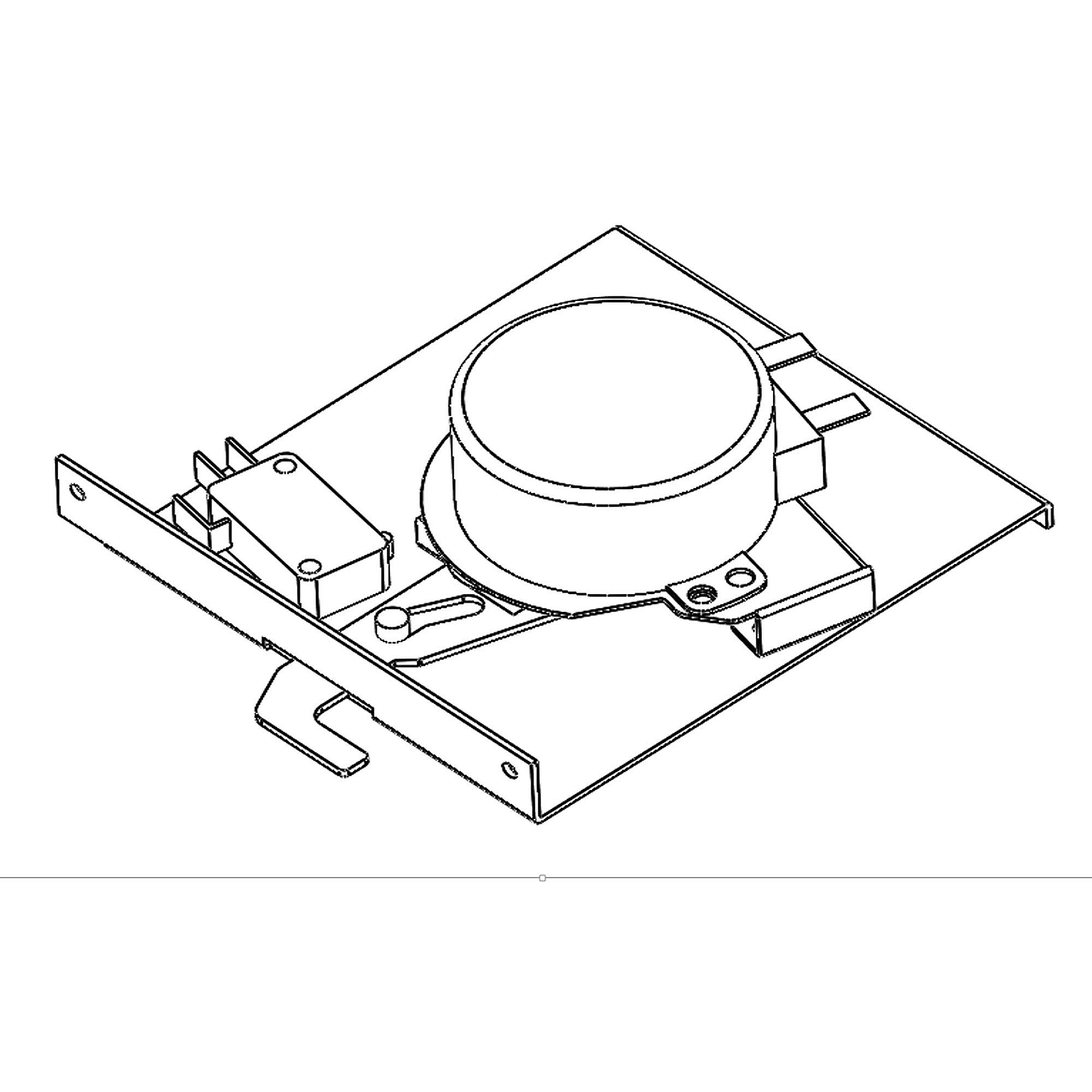 Kenmore Part #21.99.008150-000-A0, Range Oven Door Lock Assembly | 7.87 x 3.94 x 5.91