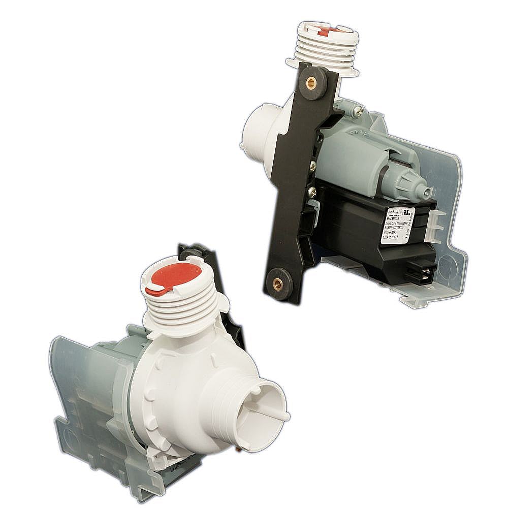 Part #137108000, Washer Drain Pump (Replaces 134051100, 137151900Kitk) / 8.45 x 6.60 x 5.55