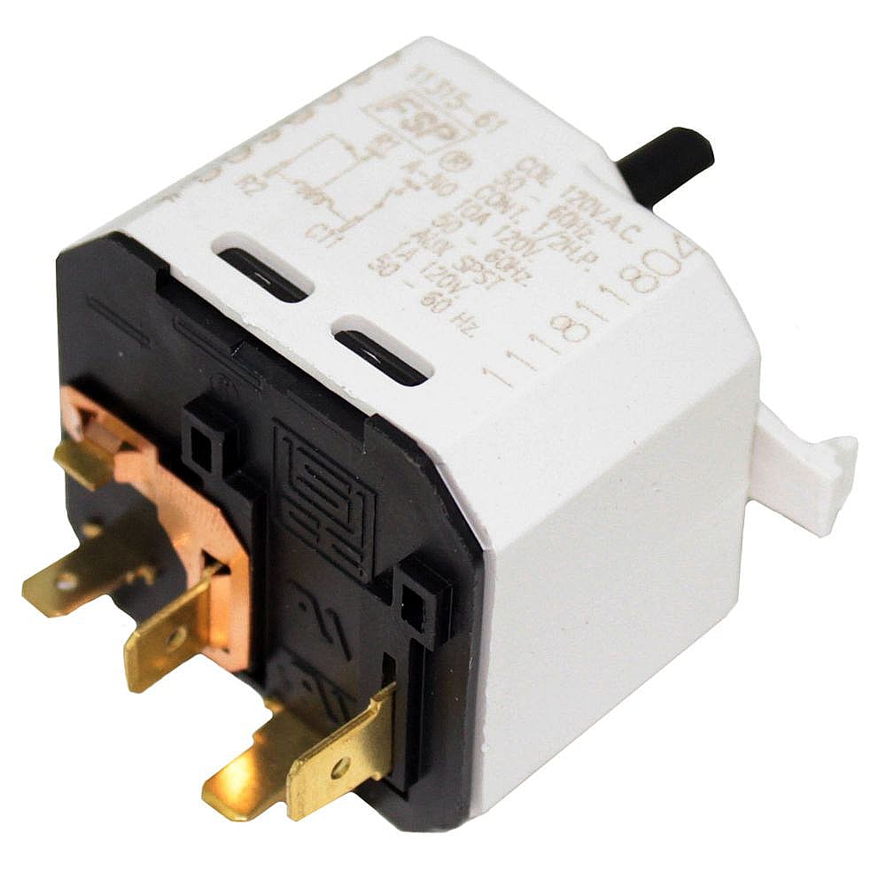 Part #wp3398095, Dryer Push-To-Start Switch (Replaces 3398095) / 2.50 x 2.50 x 1.50