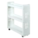 Laundry Appliance Storage Cart (White)