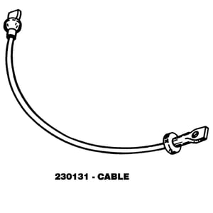 Dryer Door Cable WP230131