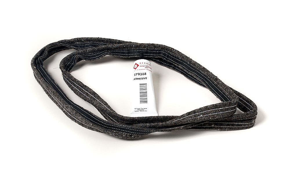 Part #280114, Whirlpool Dryer Drum Seal Kit (Replaces 697694, W10116343, W10166807, W10521118) / 10.00 x 2.50 x 2.50
