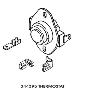 Dryer Operating Thermostat WP344395