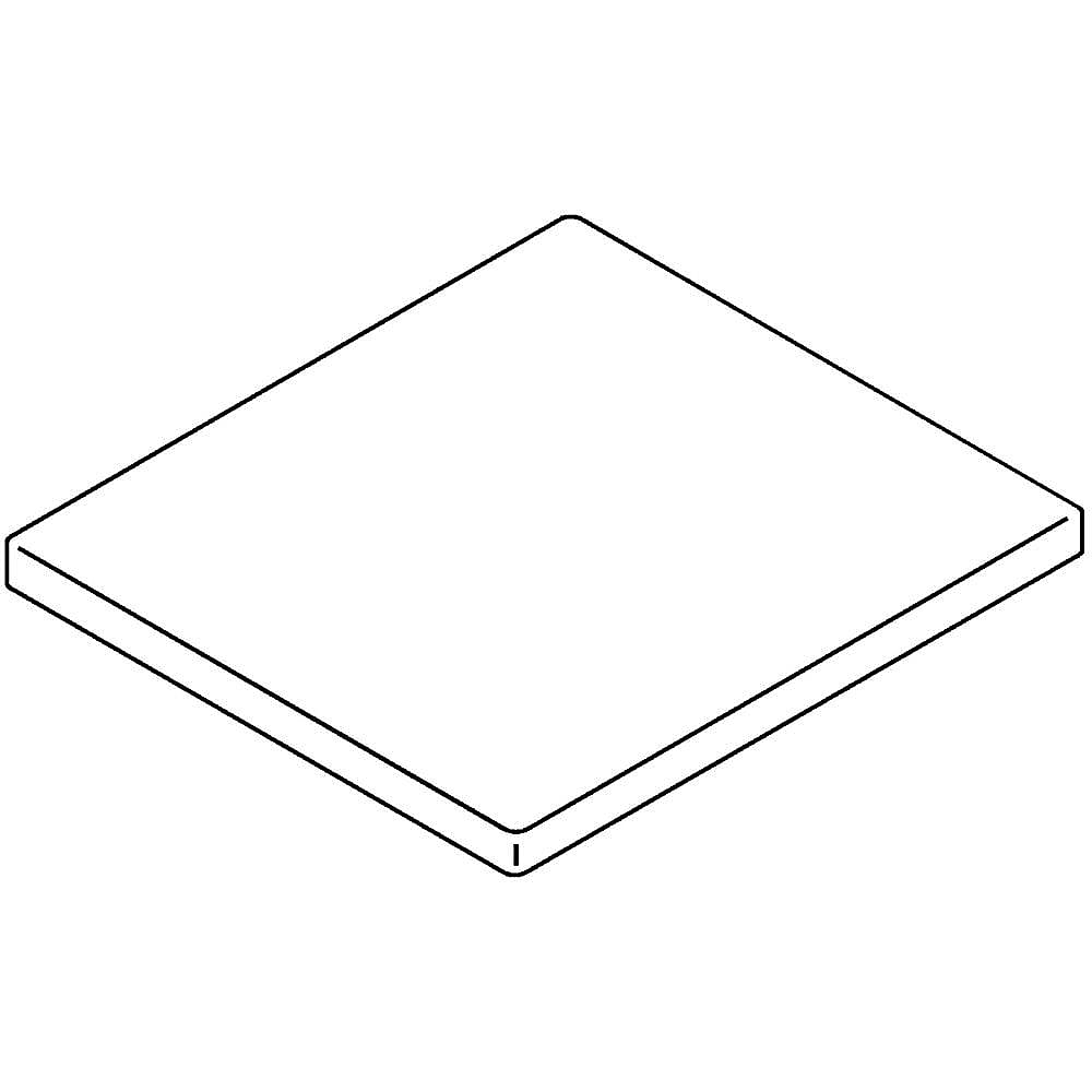 Part #345703, Sears Canada Dryer Top Panel (White) / 26.44 x 5.82 x 28.69