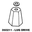 Drive Lug Nut for Kenmore 1106515760 - Part 350211