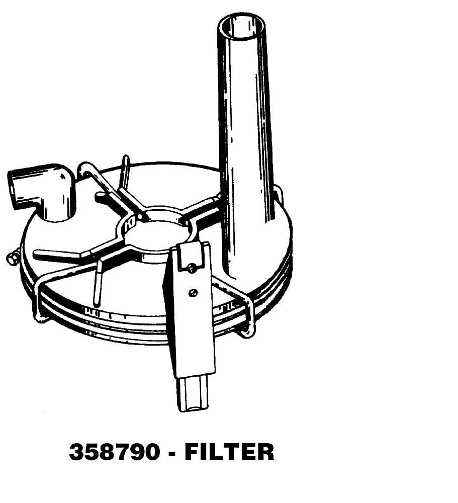 Photo of Washer Drain Pump Filter from Repair Parts Direct