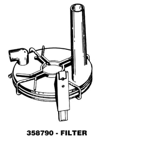 Washer Drain Pump Filter 358790