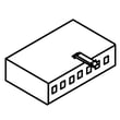 Dryer 7-circuit Wire Harness Connector for Maytag MGDE300VW3 - Part 3936150