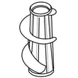 Agitator Mover for KitchenAid KAWS850LT0 - Part 3950581