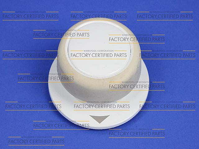 Part #wp3957750, Dryer Timer Knob (White) / 2.75 x 2.75 x 1.12