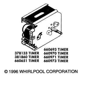 Washer Timer 660693