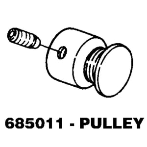 Dryer Motor Pulley 685011