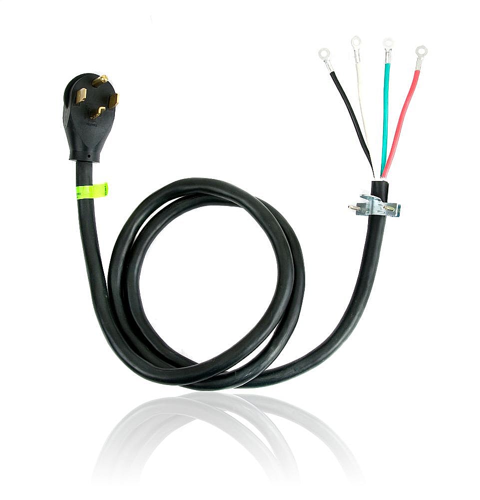 Part #8171381Rc, Dryer 4-Prong Power Cord (Replaces 8171381Ra, W10831316) / 2.50 x 9.20 x 9.60
