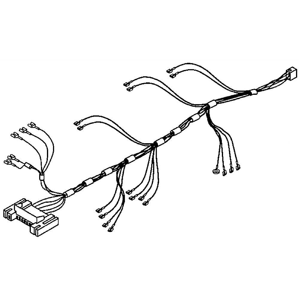 Part #8529861, Whirlpool Wire Harness / 10.00 x 8.00 x 3.00