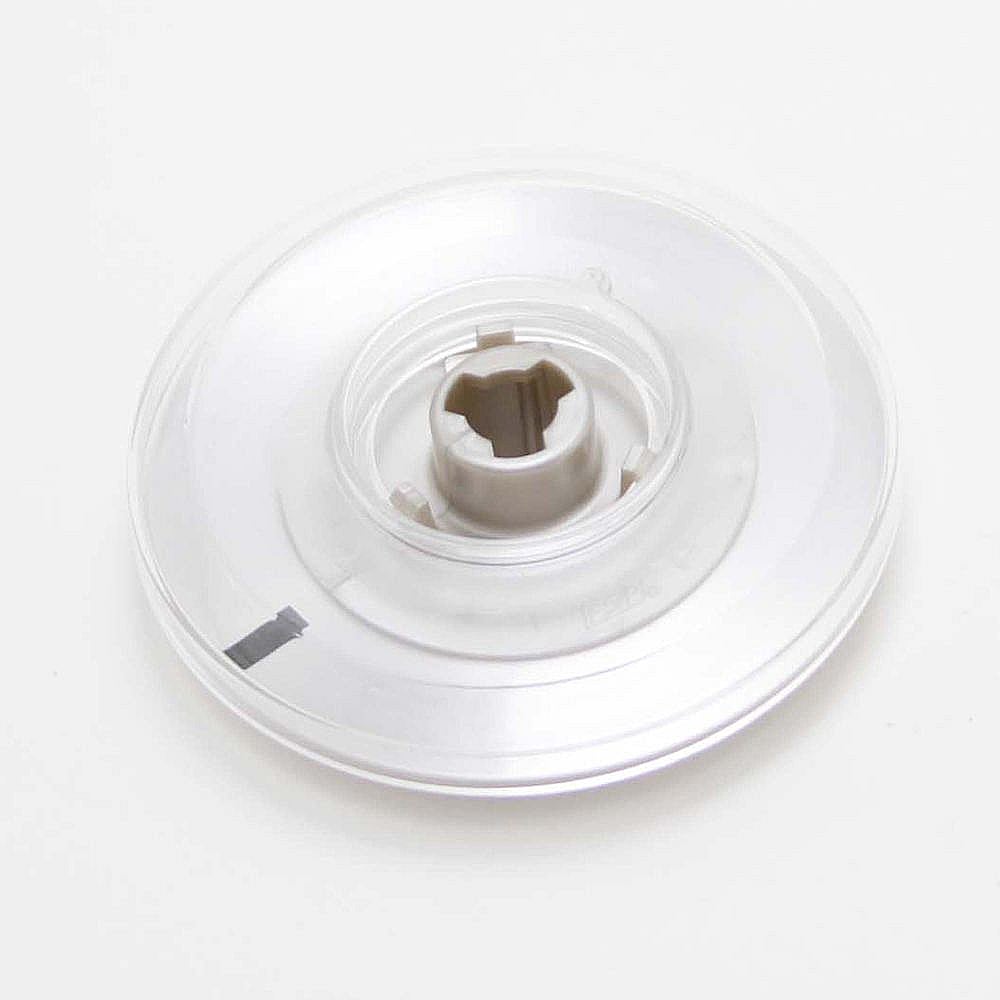 Part #wp8544947, Washer Timer Dial (White) (Replaces 8544947) / 2.87 x 2.87 x 1.00