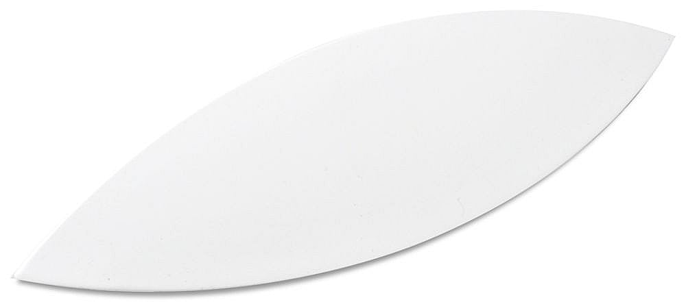 Part #w10819774, Dryer Door Handle (White) (Replaces 8559753, 8559755, Wp8559757) / 9.50 x 2.67 x 1.12