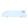 Dryer User Interface Cover, Rear 8564265