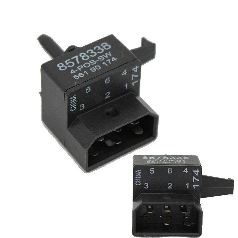 Part #wp8578338, Washer Water Temperature Switch / 1.87 x 1.12 x 2.12