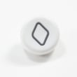 Dryer Push-to-start Knob (white) W10043480