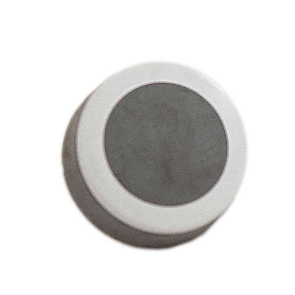 Part #w10110065, Inglis Dryer Push-To-Start Knob (Gray And White) / 1.50 x 1.50 x 1.00