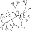 Dryer Wire Harness for Whirlpool WGD9600TW0 - Part W10110989