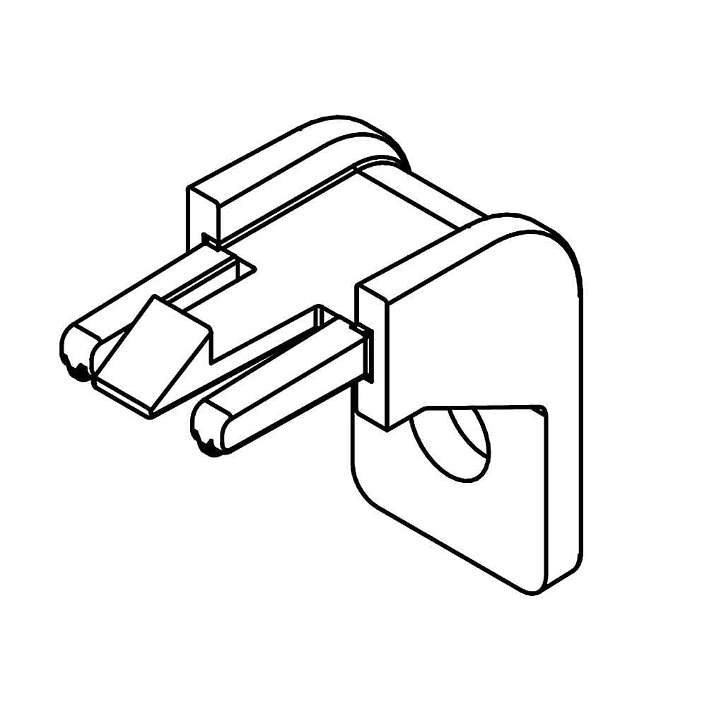 Part #w10112268, Sears Canada Harness Clip / 0.50 x 0.50 x 0.50