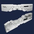 Dryer Console for Whirlpool YWED9400SU0 - Part W10116695