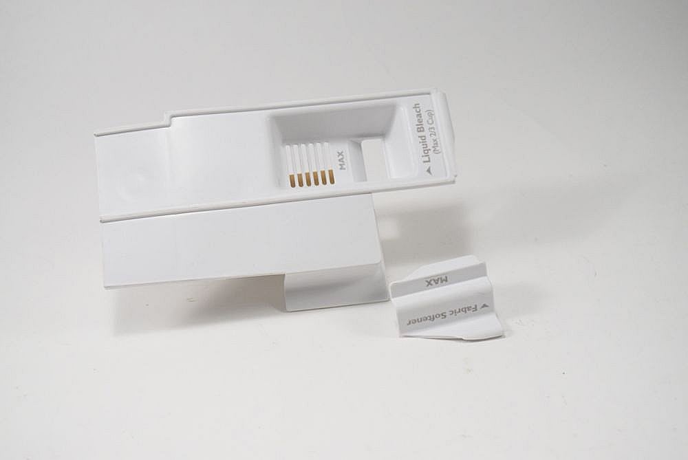Part #w10121598, Washer Dispenser Drawer Insert (Replaces W10003150) / 4.75 x 1.87 x 9.50